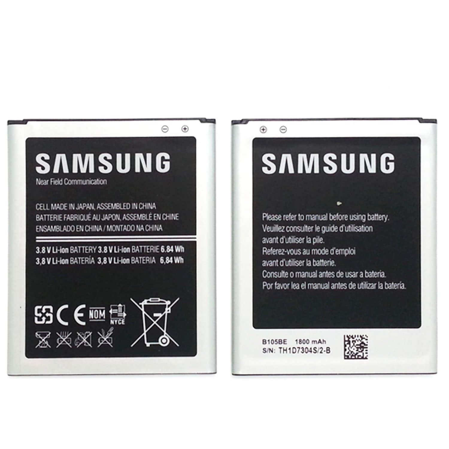 Samsung Galaxy Ace 3 Original Batteri B105BE
