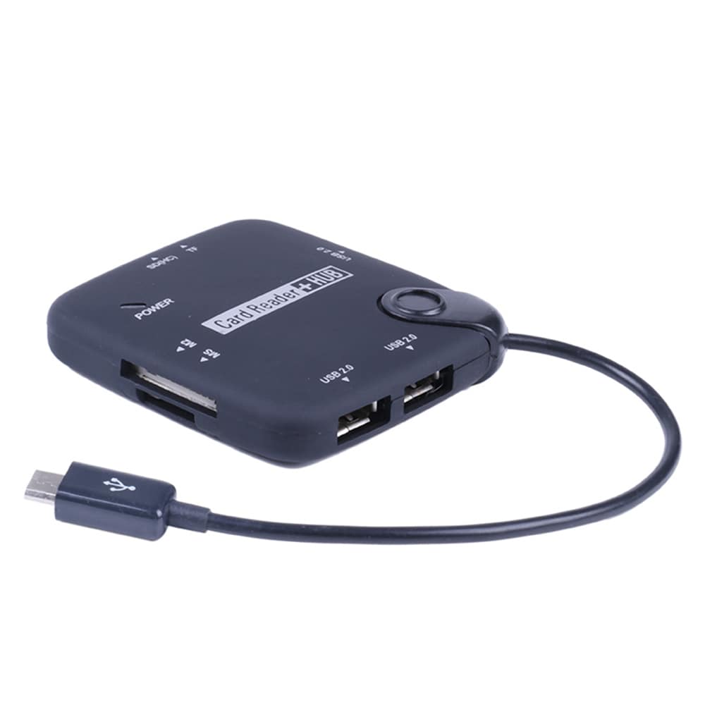 Kortlæser & USB Hub OTG til Tablet & Telefoner