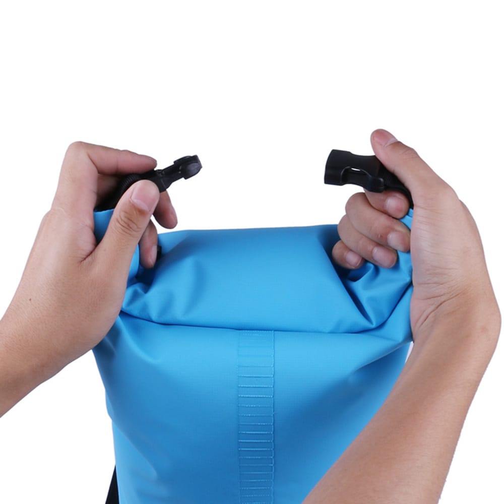 Vandtæt Taske / Dry Bag - 2 Liter Blå Tørpose