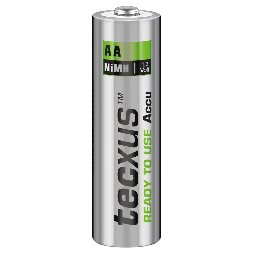 Tecxus AA Genopladeligt Batteri - 2300 mAh - Pakke med 4 stk.