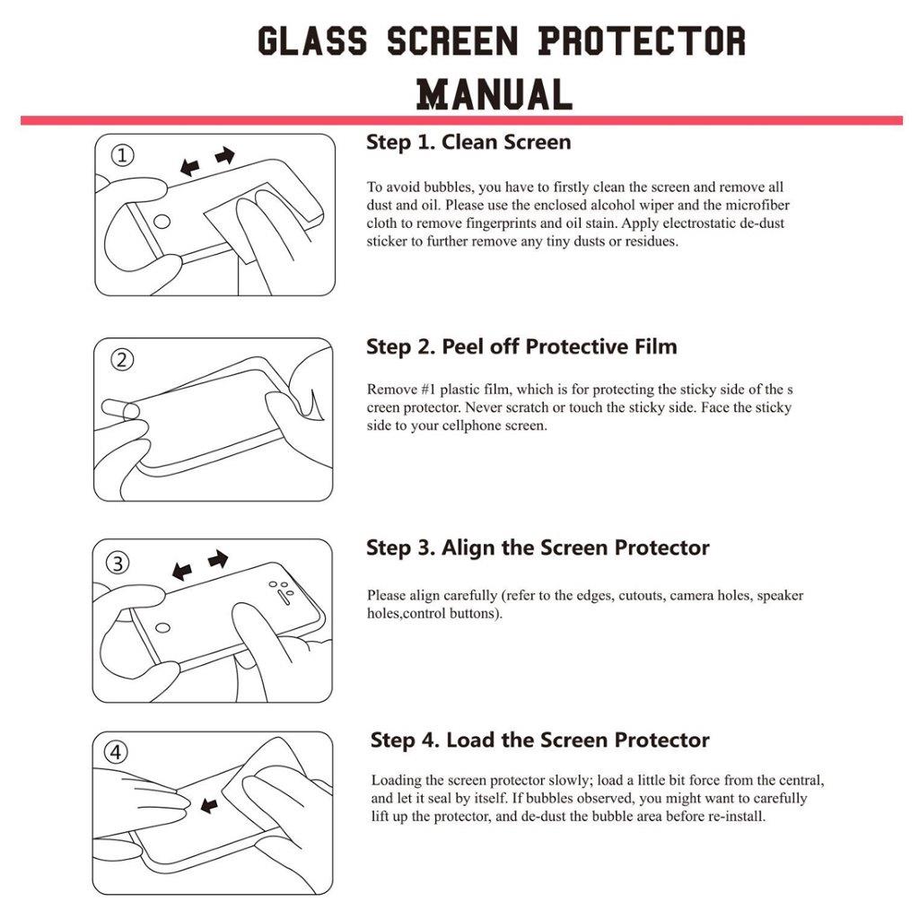 Hærdet Glasbeskyttelse iPhone 8 Plus / 7 Plus - Buet Sort