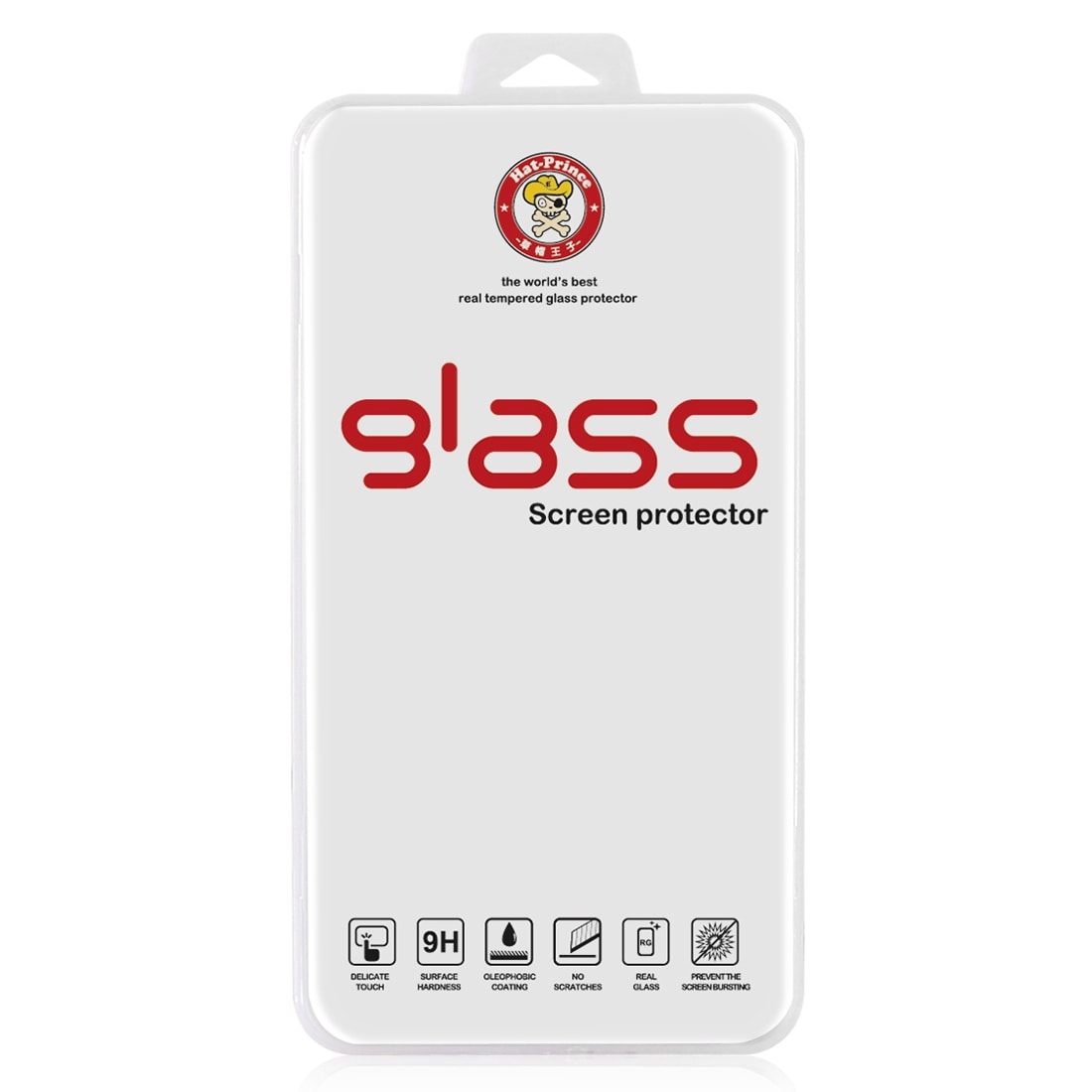 Hærdet Glasbeskyttelse iPhone 8 Plus / 7 Plus - Buet Sort
