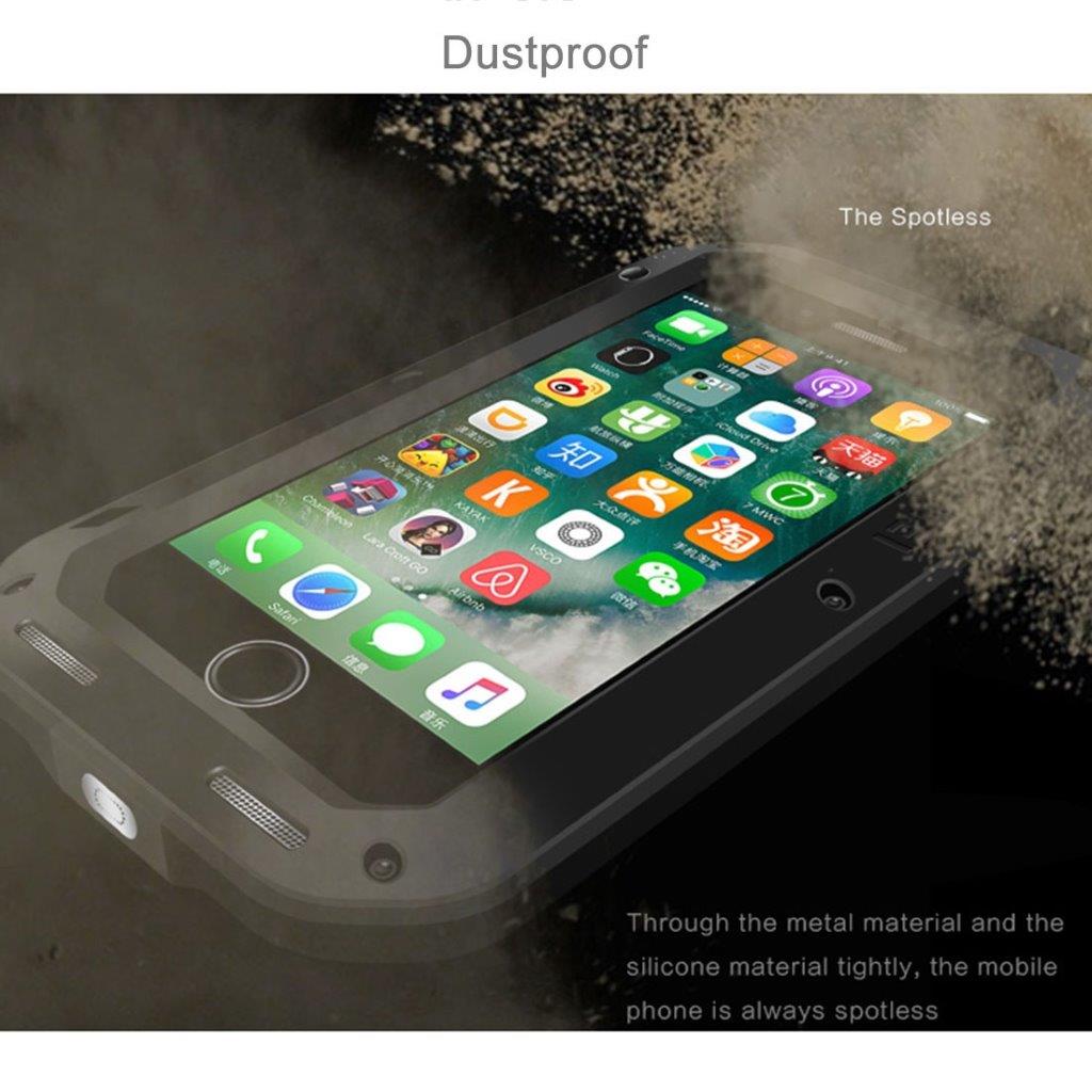 LOVE MEI Shockproof Metaletui iPhone 7 Plus