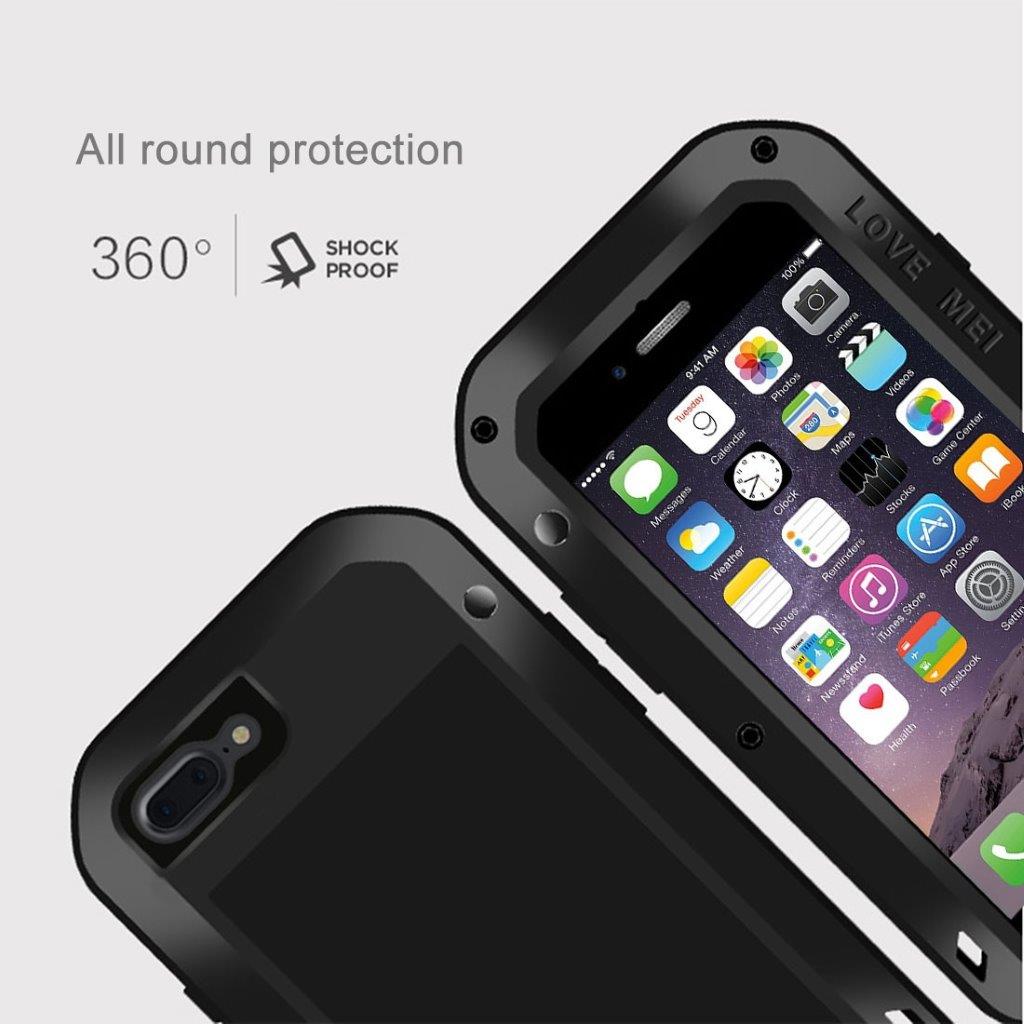 LOVE MEI Shockproof Metaletui iPhone 7 Plus