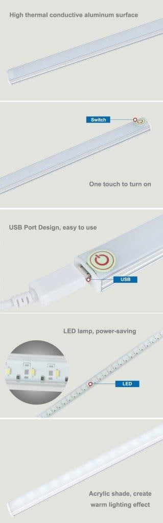 USB Touch Sensor LED Belysning