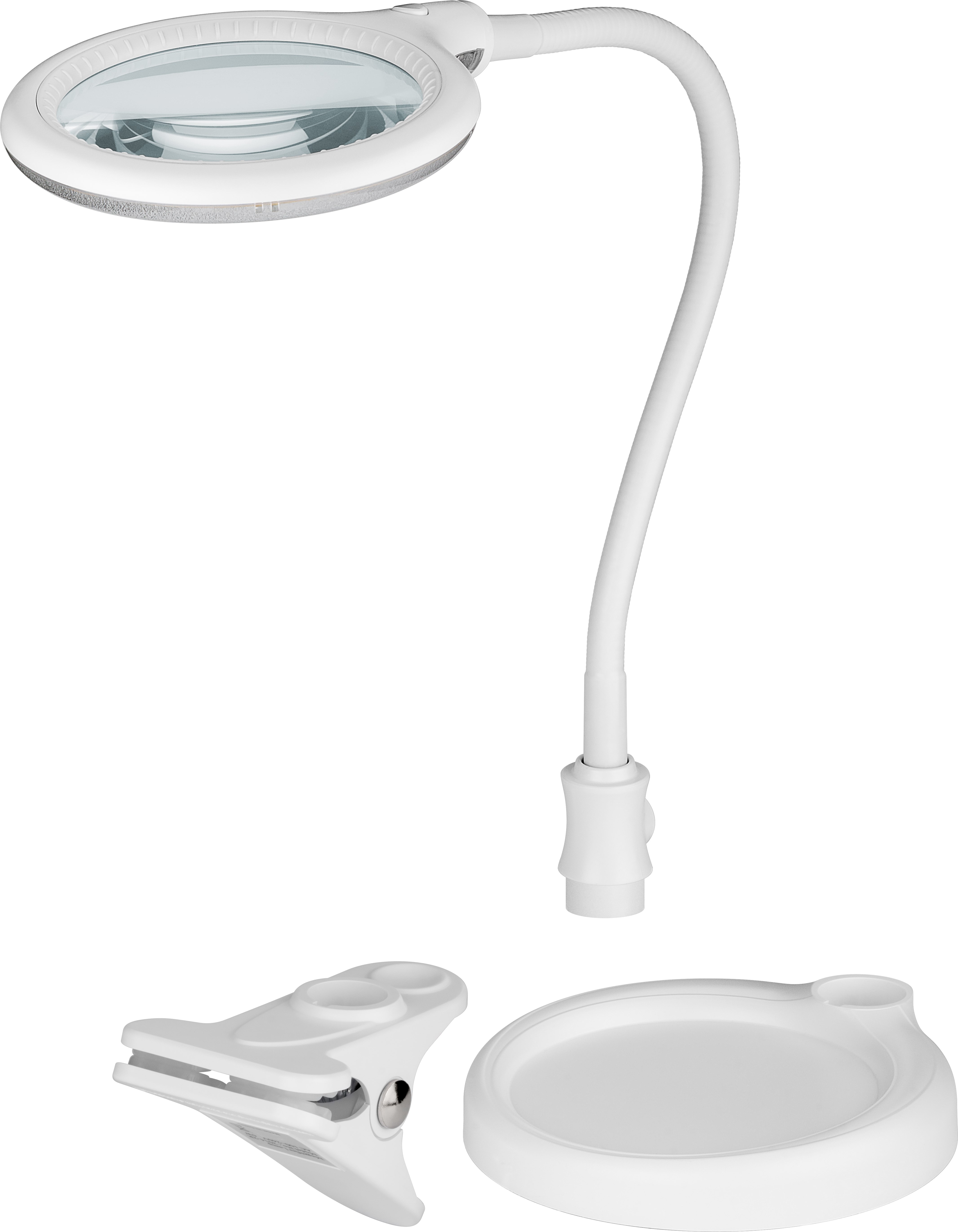 LED-Lampe med Forstørrelsesglas