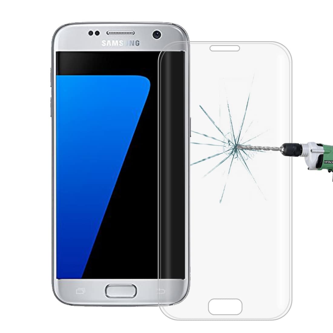 Buet Skærmbeskyttelse i Glas Samsung Galaxy S7