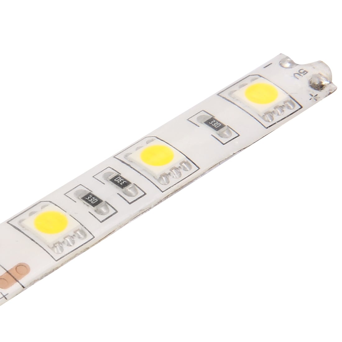 Vandtæt LED Lyskæde - 50 cm USB-drevet