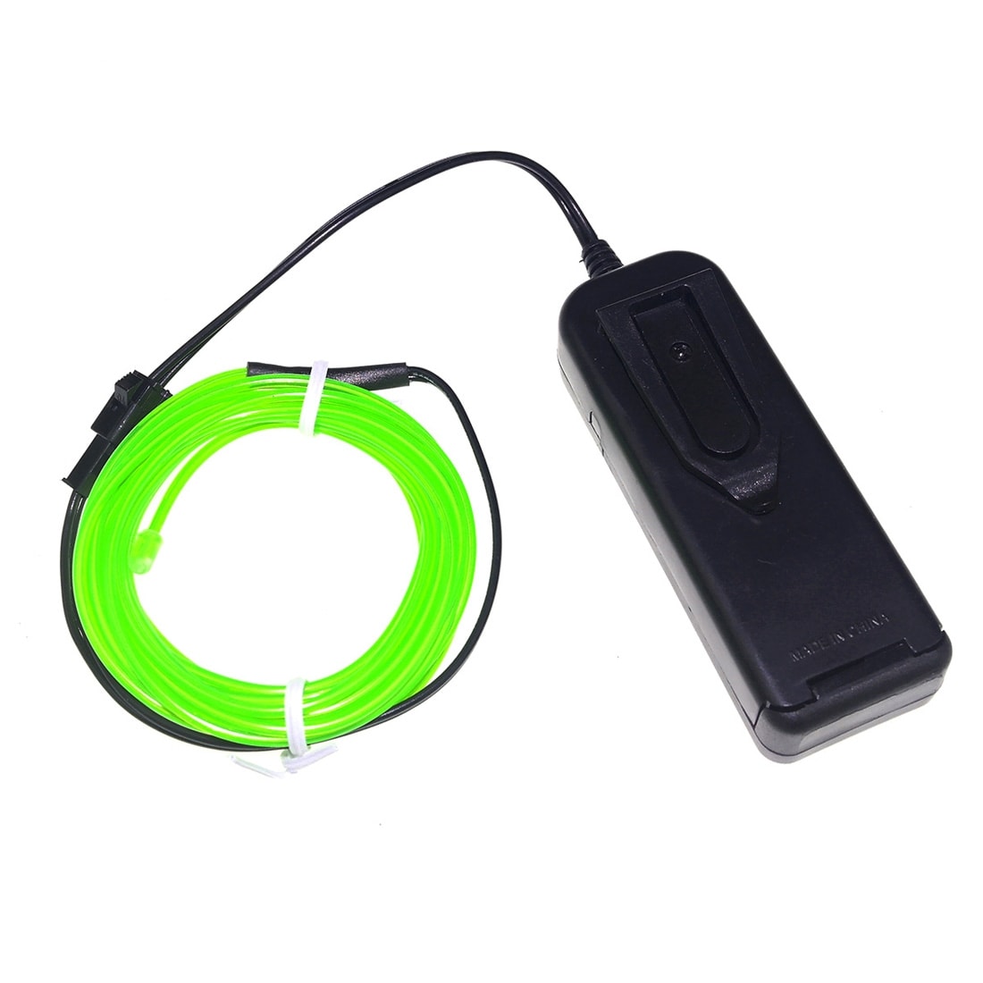 Batteridrevet Neon LED Lyskæde til Disko / Bilen / Udsmykning i Hjemmet - 3 meter Grøn