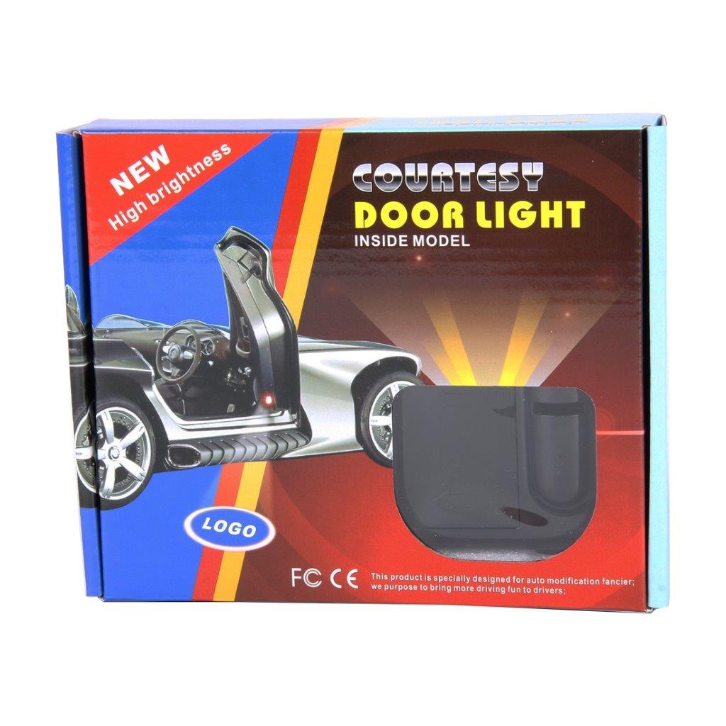 LED Dørbelysning med Peugeot-logo - Pakke med 2 stk.