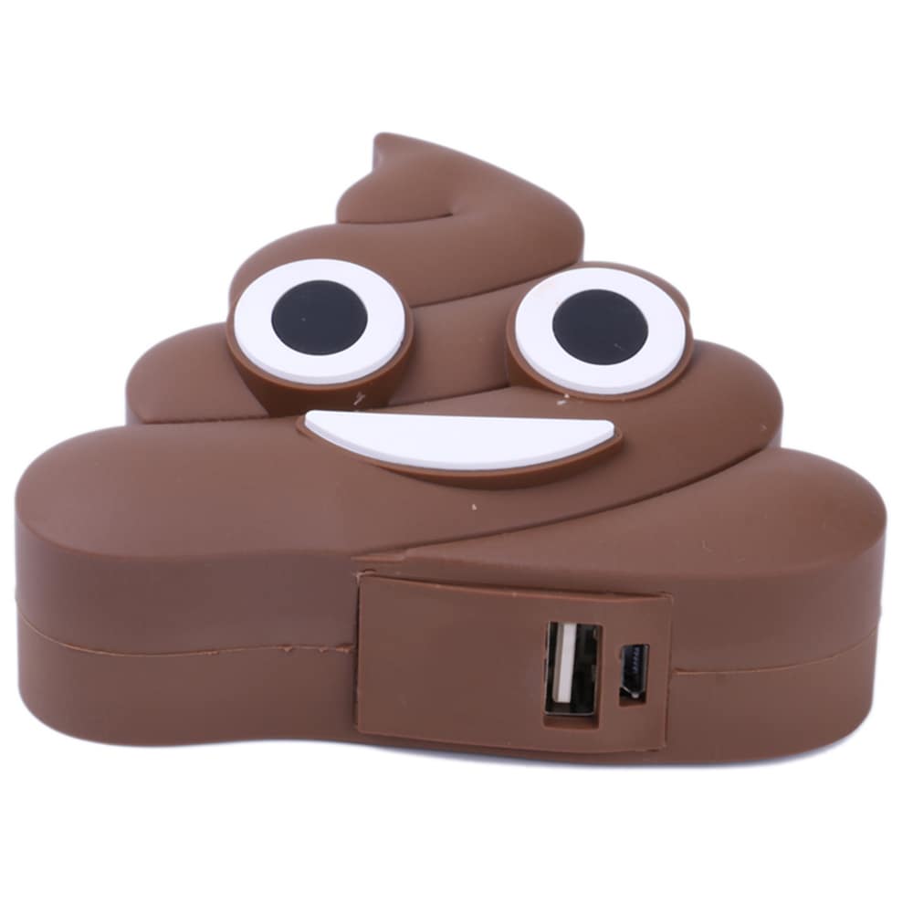 Emoji Powerbank 2600mAh - Poop Design