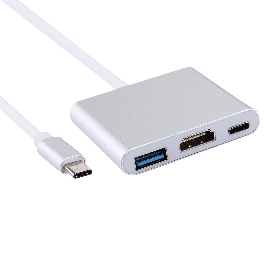 Adaptor USB 3.1 Type-C Male til USB 3.1 Typ-C HDMI & USB 3.0
