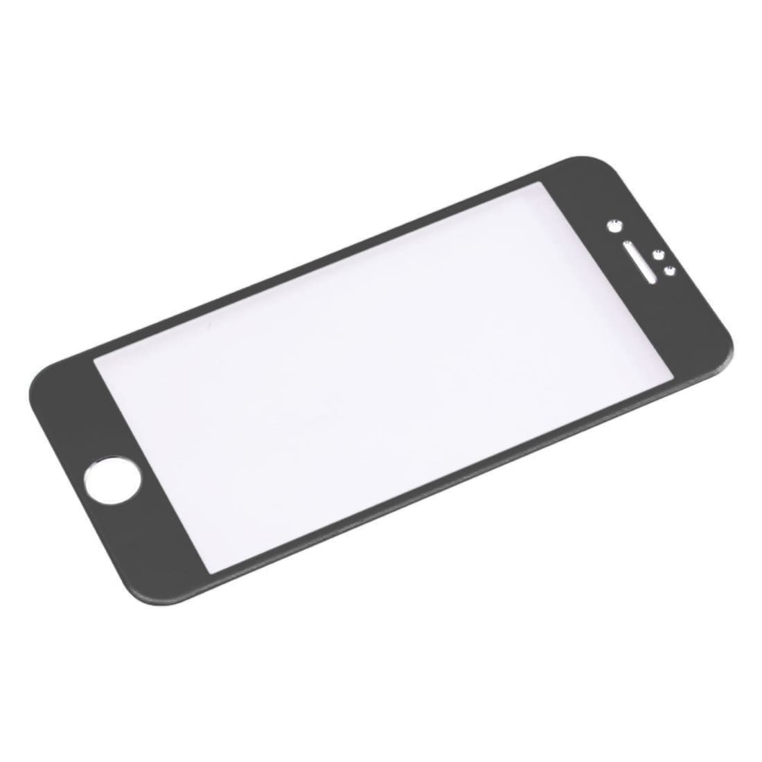 Buet hærdet helskærmsbeskyttelse i glas til iPhone 8 / 7 - Sort