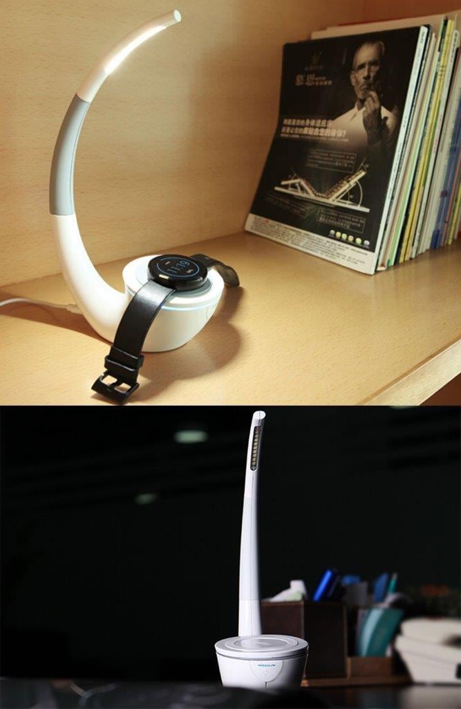 NILLKIN QI Lader - LED lampe & USB ladeudtag