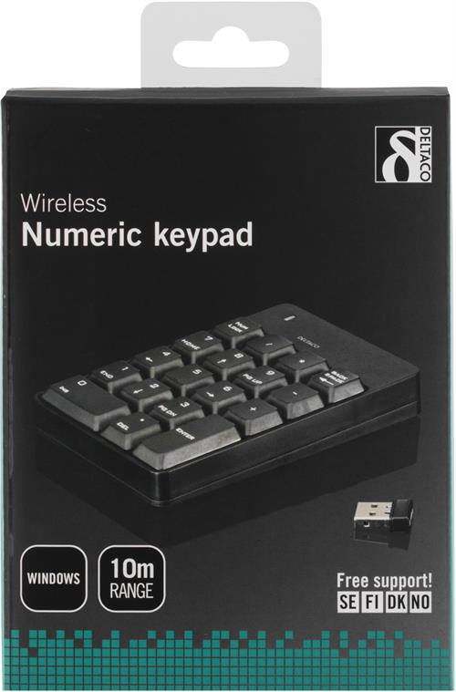 Trådløst numerisk tastatur
