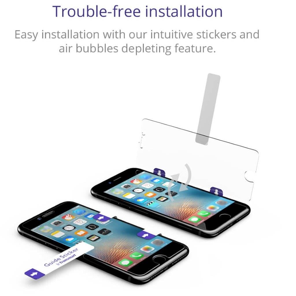 Tronsmart Skærmbeskyttelse i Glas iPhone 7 - Pakke med 2 stk.