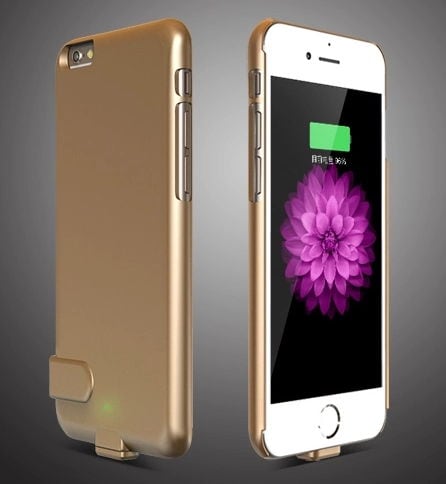 Battericover / Batterietui iPhone 6 Plus - Grå