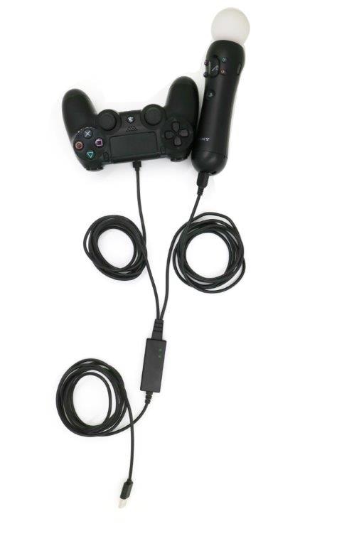 Dobbelt Ladekabel PlayStation 4 Håndkontrol / Move Motion