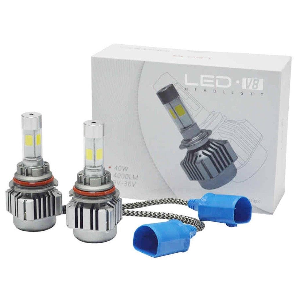 LED Strålekaster 9004 36W 4800lm 6000K - Pakke med 2 stk. Headlight Pære