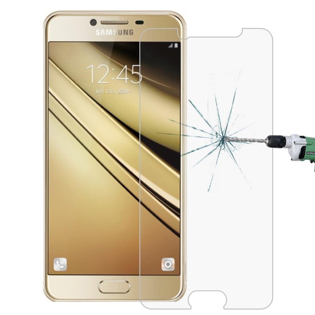 Hærdet Skærmbeskyttelse i Glas Samsung Galaxy C7 - Pakke med 2 stk.