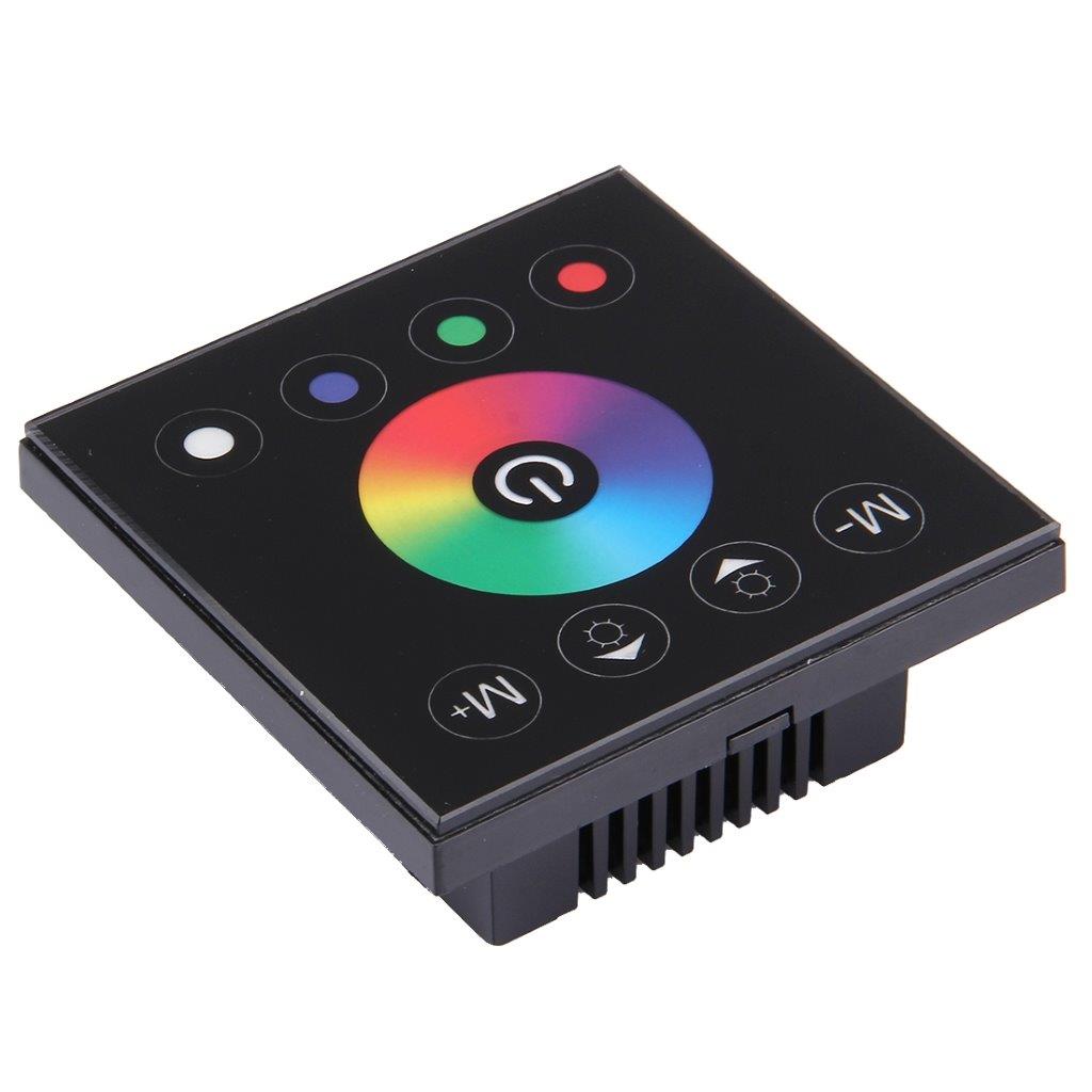 Touch Strømafbryder til RGB LED Belysning - Dobbelte Kanaler Wi-fi med Baggrundsbelysning