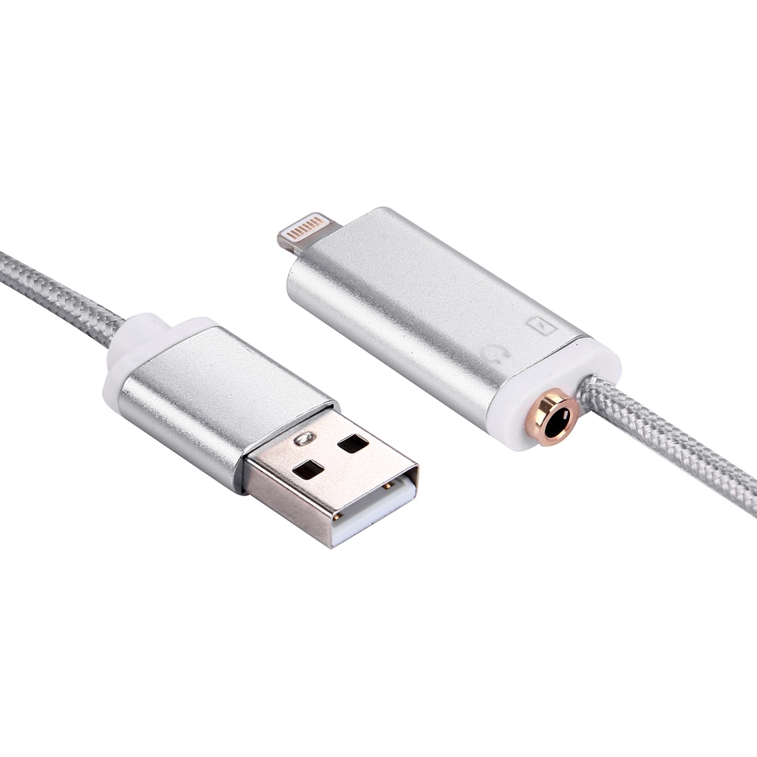 USB-kabel iPhone 7 med Lydstik