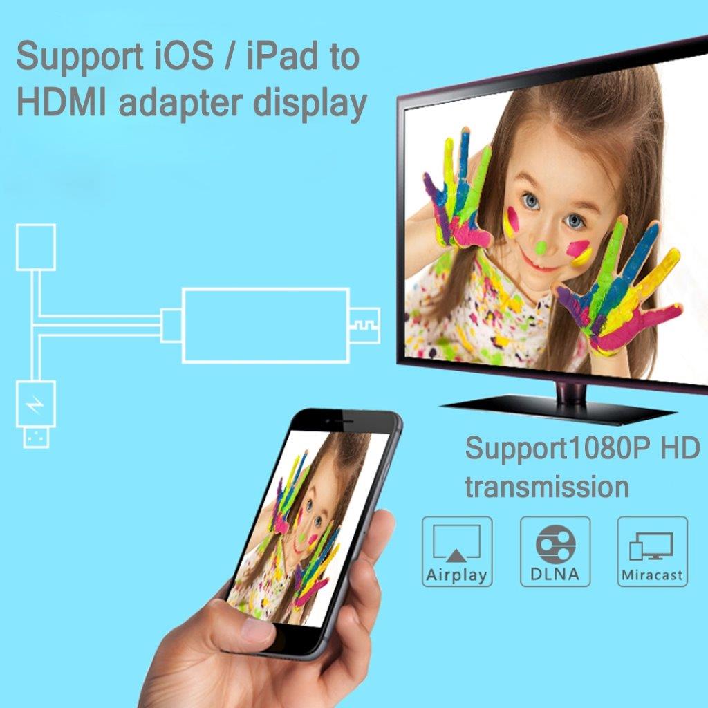 HDMI TV AV Adaptor for iPhone / iPad
