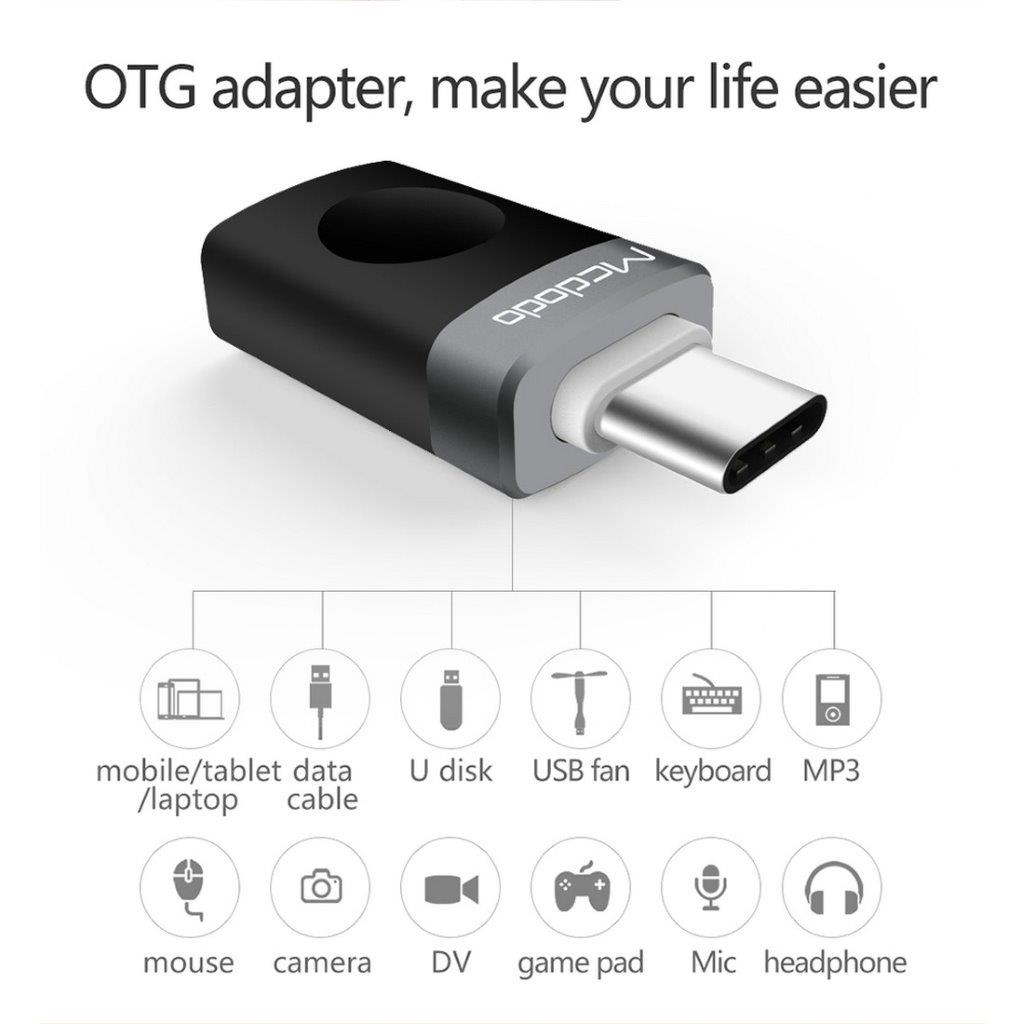 Adaptor Type-C til USB 3.0