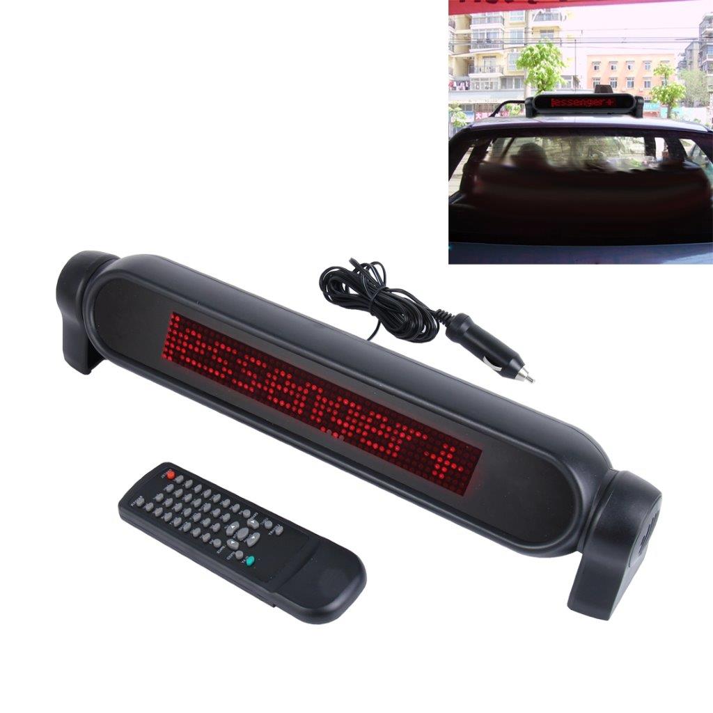 LED scrollende meddelelse til bilen - Digitalt Skilt med fjernkontrol