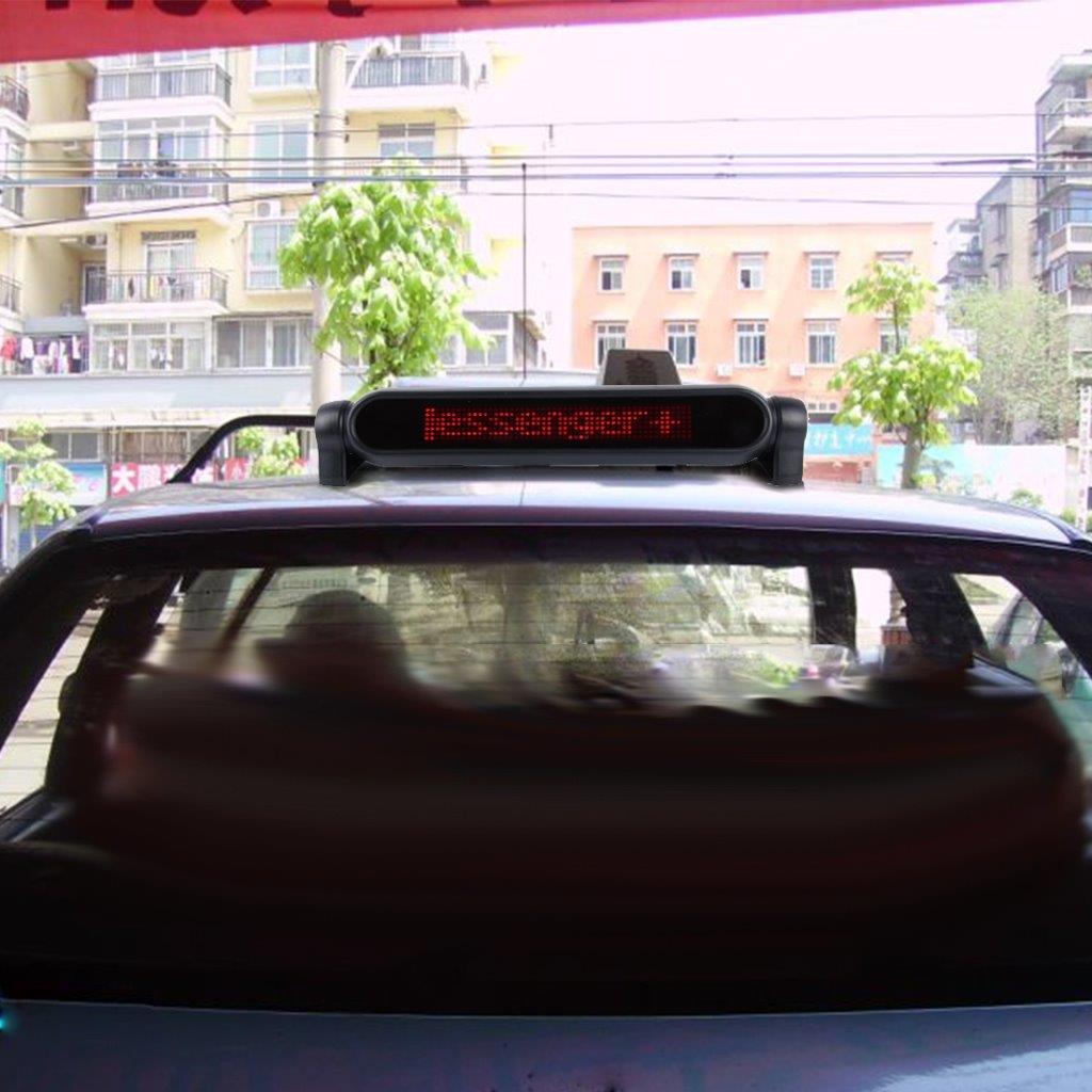 LED scrollende meddelelse til bilen - Digitalt Skilt med fjernkontrol