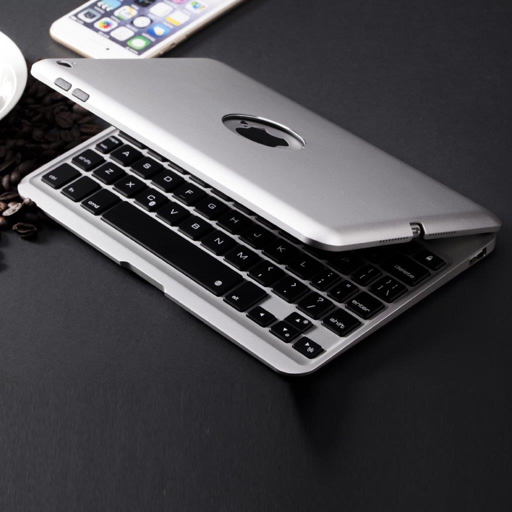 Bluetooth tastatur iPad mini 4 foderal - Baggrundsbelysning