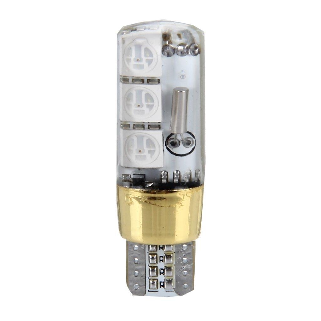 Fjernstyrede LED Blitzlys 6 SMD-5050 - 2stk med fjernkontrol