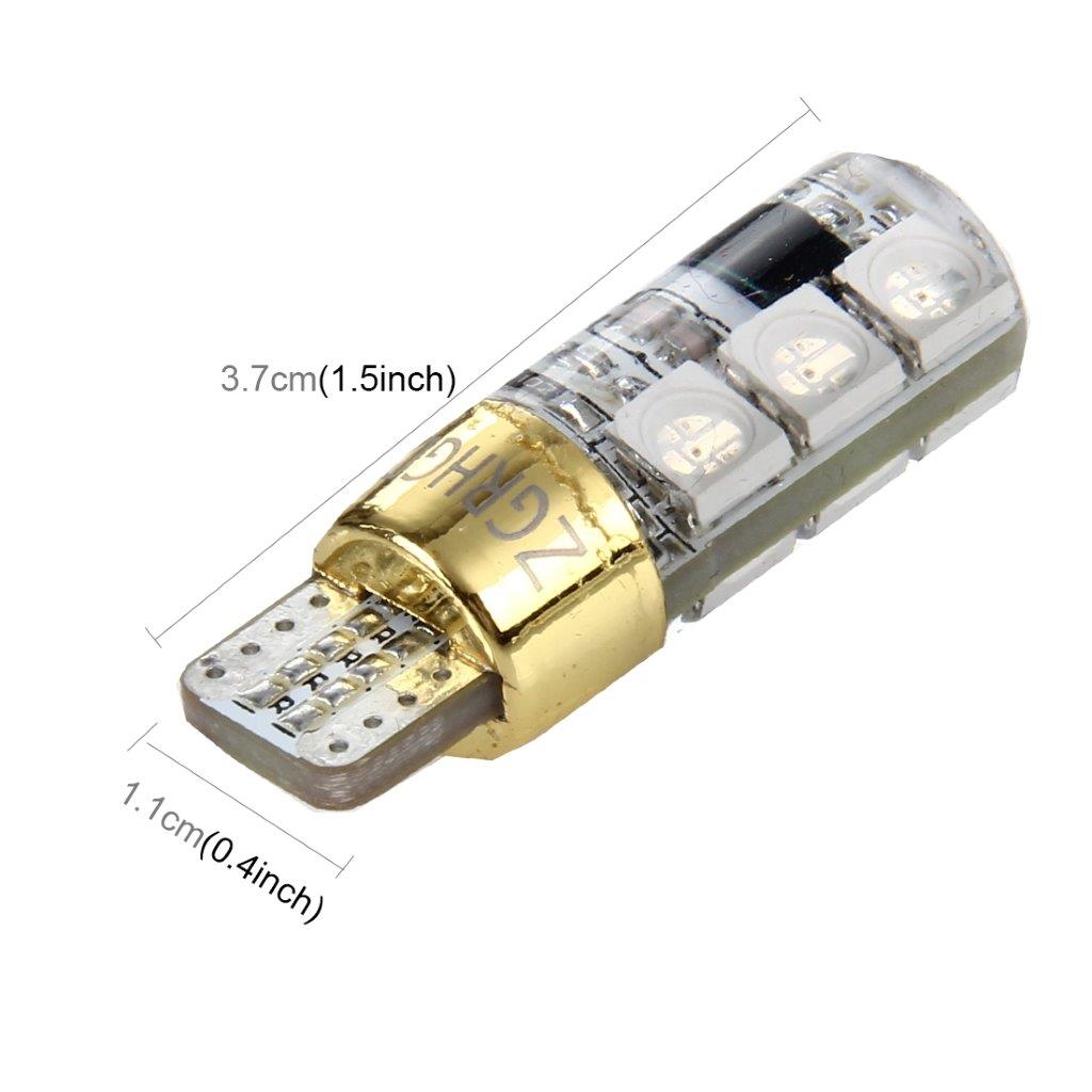 Fjernstyrede LED Blitzlys 6 SMD-5050 - 2stk med fjernkontrol
