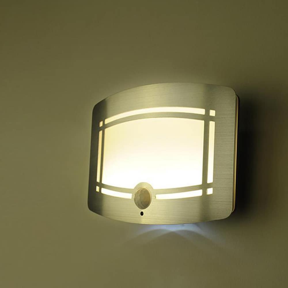 Væglampe bevægelsesdetektor - LED batteridrevet