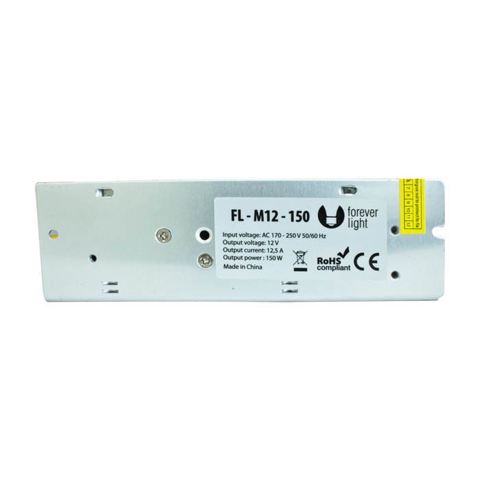 LED strømkilde FL-12-150, 12V, 12,5A, 150W