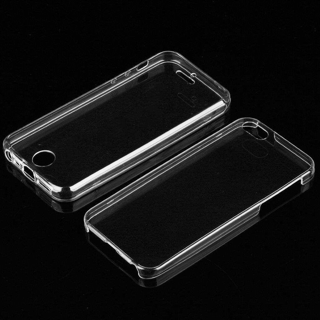 Transparent dobbeltsidigt Cover iPhone 5 & 5s & SE