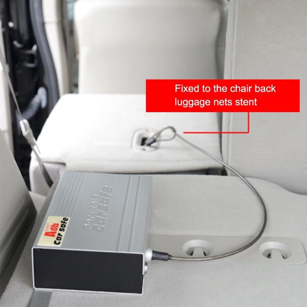 Transportabel Sikkerhedsbox med nøgle for Mobiltelefon / Penge / Tegnebog