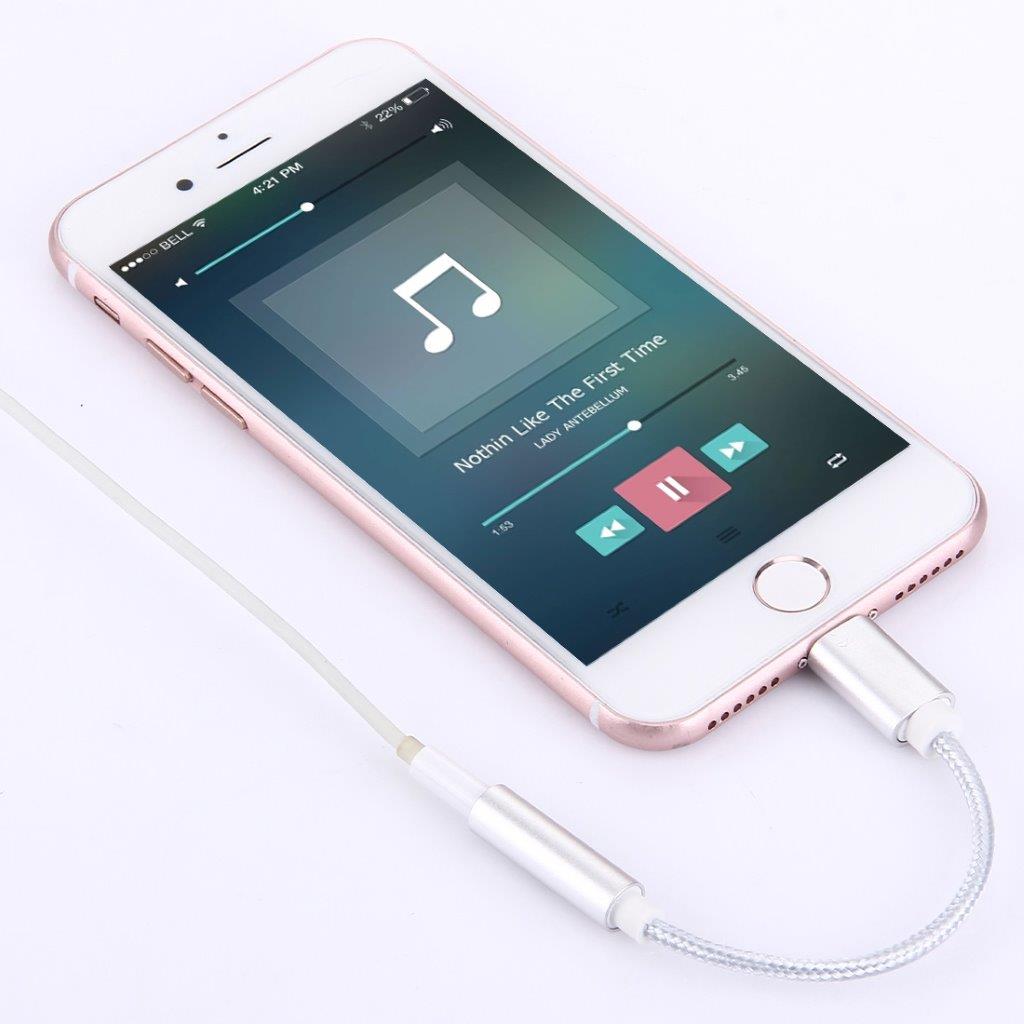 Høretelefonadaptor iPhone 7 med samtalefunktion