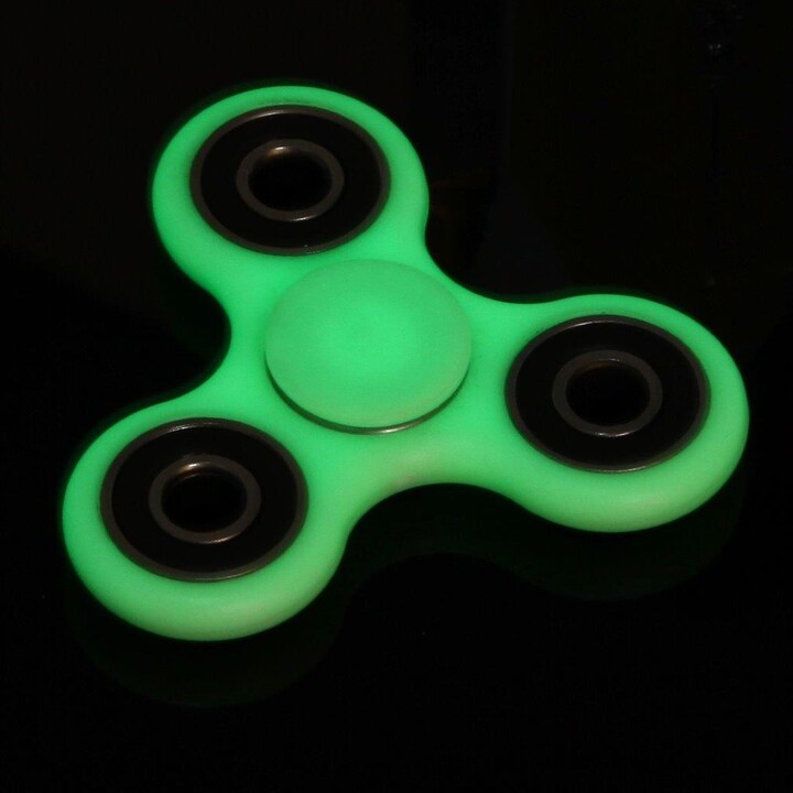 Fidget Spinner Anti-Stress Fluorescerende Lys