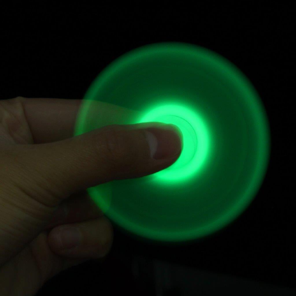 Fidget Spinner Anti-Stress Fluorescerende Lys