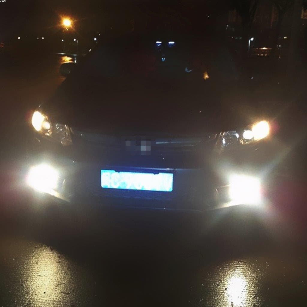 LED Dæmpbart Lys H8/H11 40W 800lm 6000K 8 CREE LED Car Fog Lights, DC 12V (White Light)