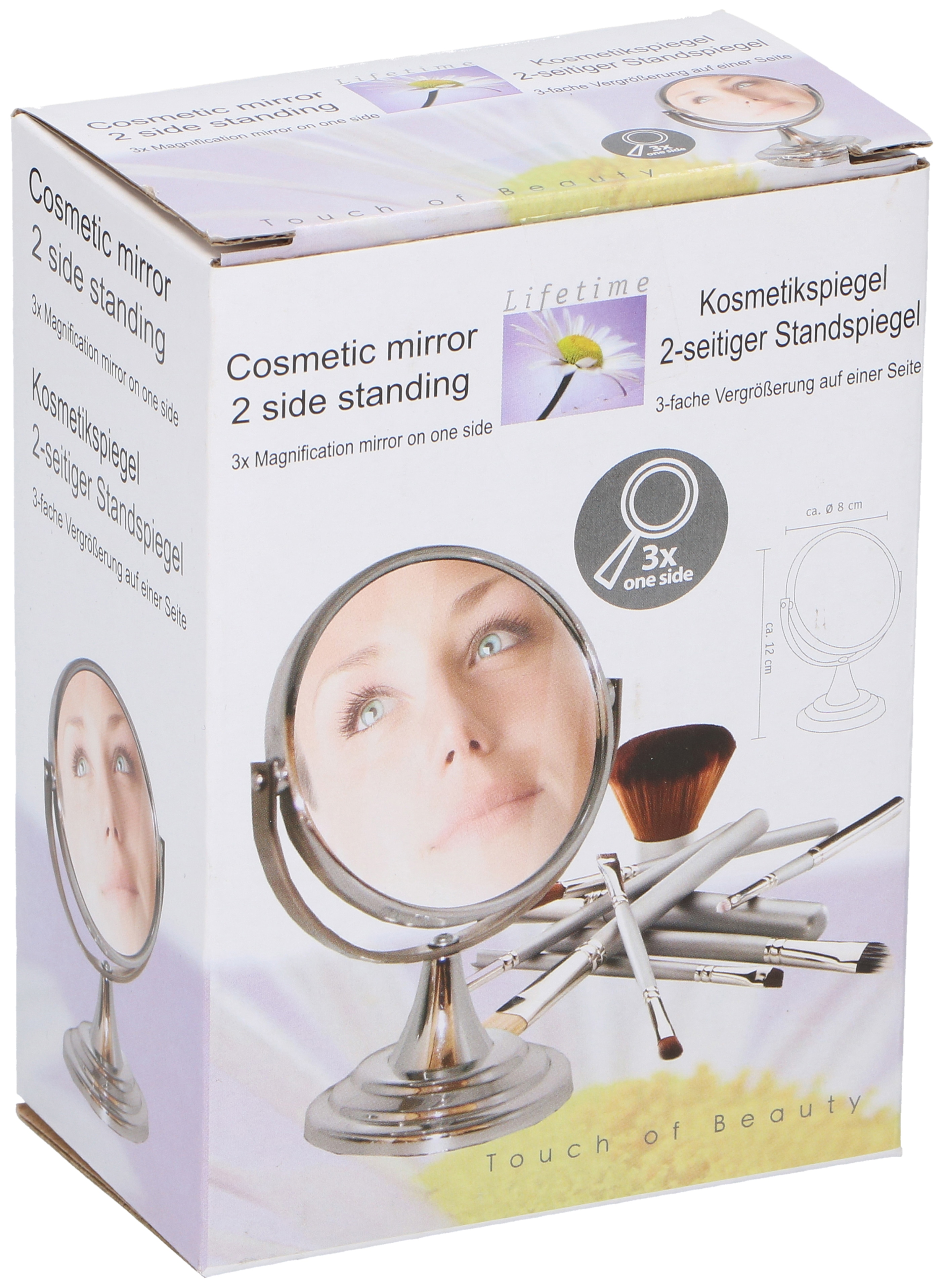Makeup Spejl med 3x Forstørrelse