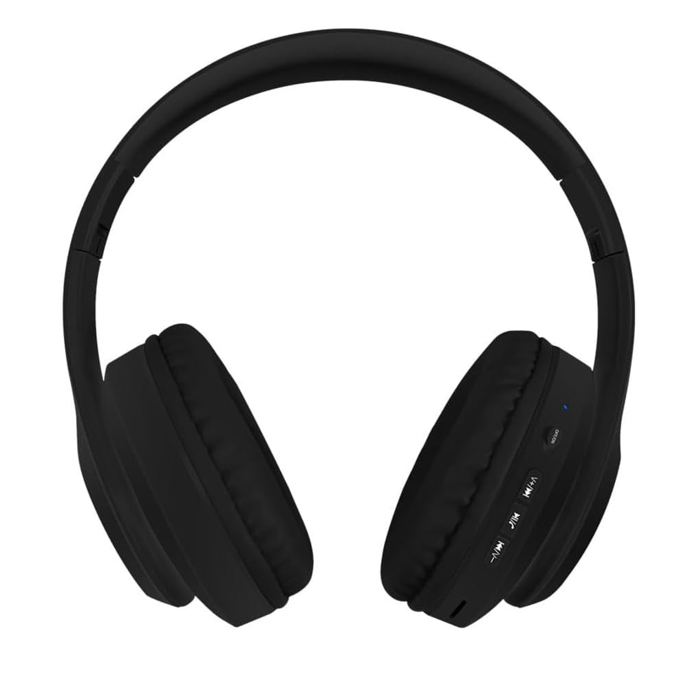 Kraftfuldt Bluetooth Stereoheadset Sammenklappelig - Sort