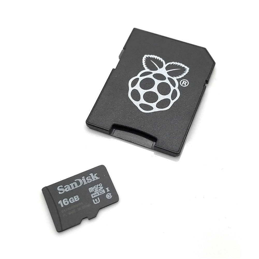 Sandisk 16GB MicroSDHC - Preinstalleret med NOOBS til Raspberry Pi