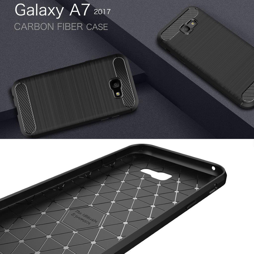 Carbon Fiber Cover Samsung Galaxy A7 2017
