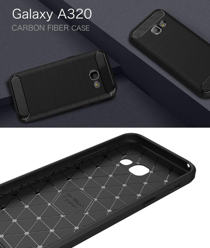 Carbon Fiber Cover Samsung Galaxy A3 2017