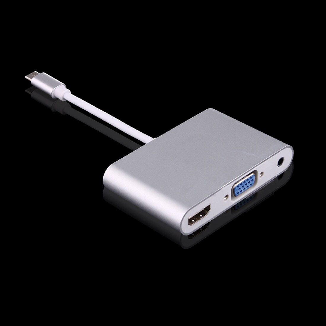 USB 3.1 Type-C VGA & HDMI & 3,5 mm Video Audio Adapter