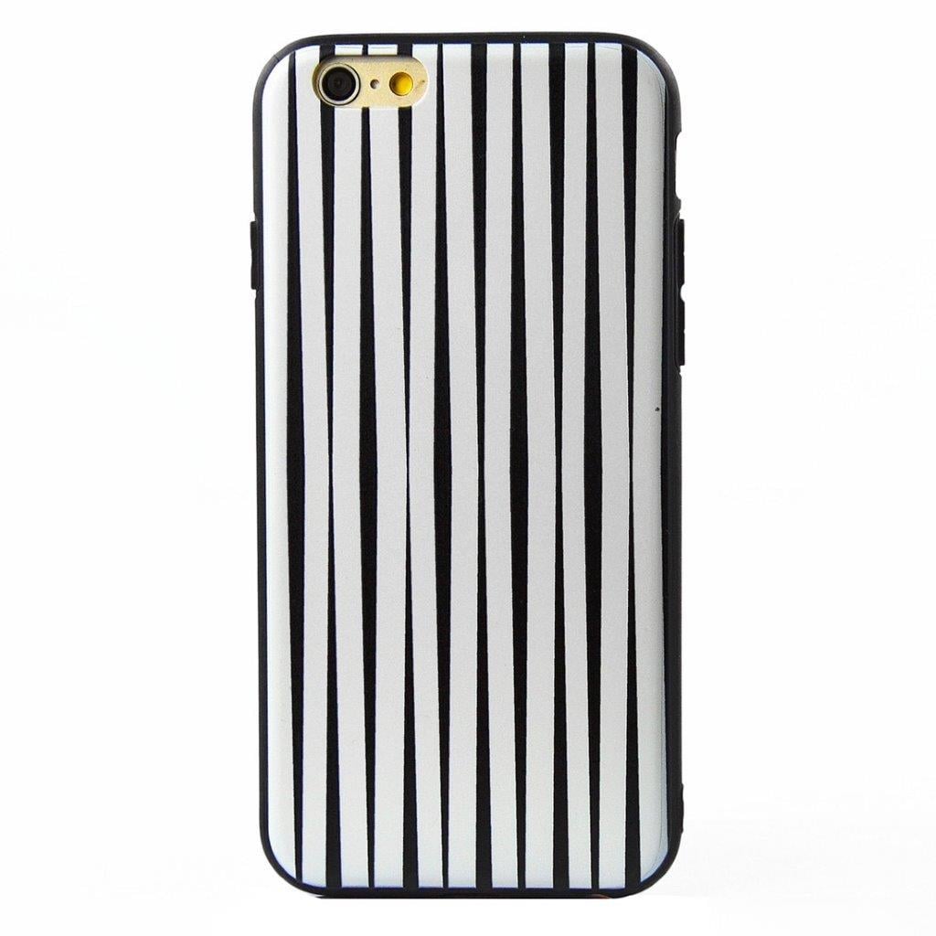 Designcover iPhone 6 & 6s 3D White Vertical Stripes