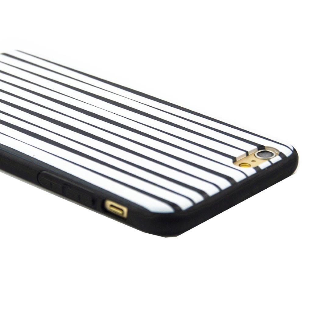 Designcover iPhone 6 & 6s 3D White Vertical Stripes