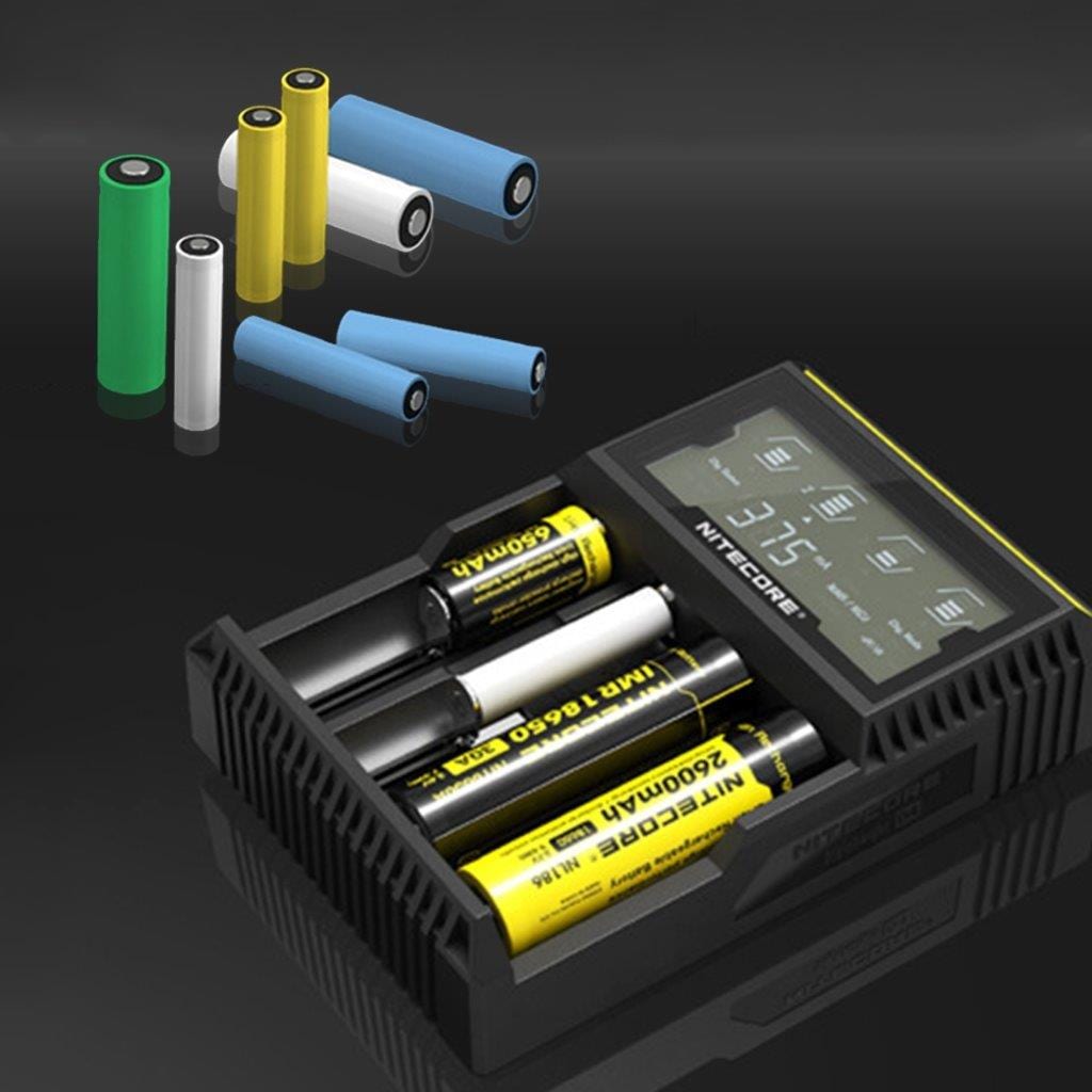 Nitecore D4 Multi LCD Batterilader 18650 14500 mm